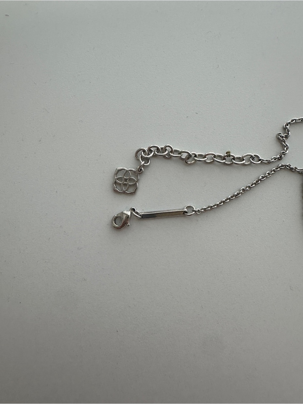 Kendra Scott- Elisa Necklace- Dark Grey Stone - Picture 5 of 5